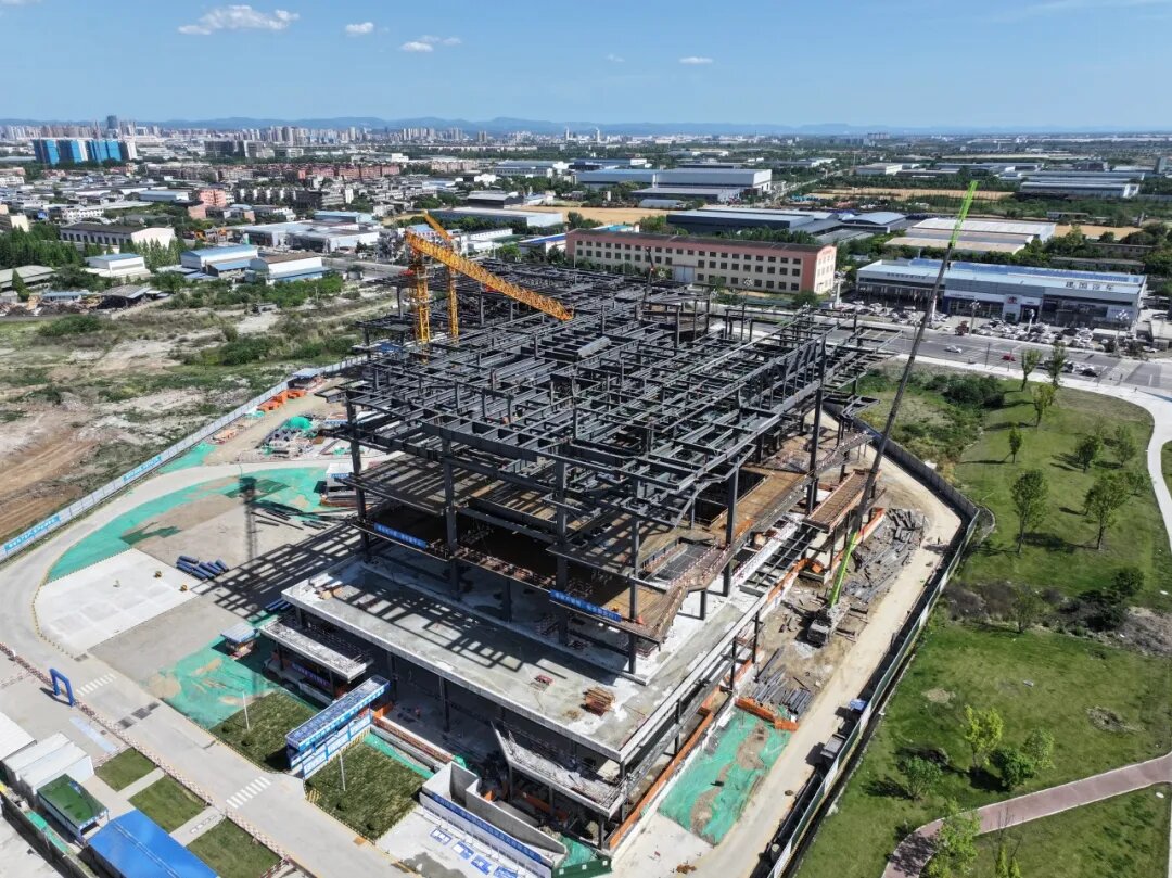 一線傳真│奮斗不止，筑鼎未來——市博物館建設項目主體結構順利封頂